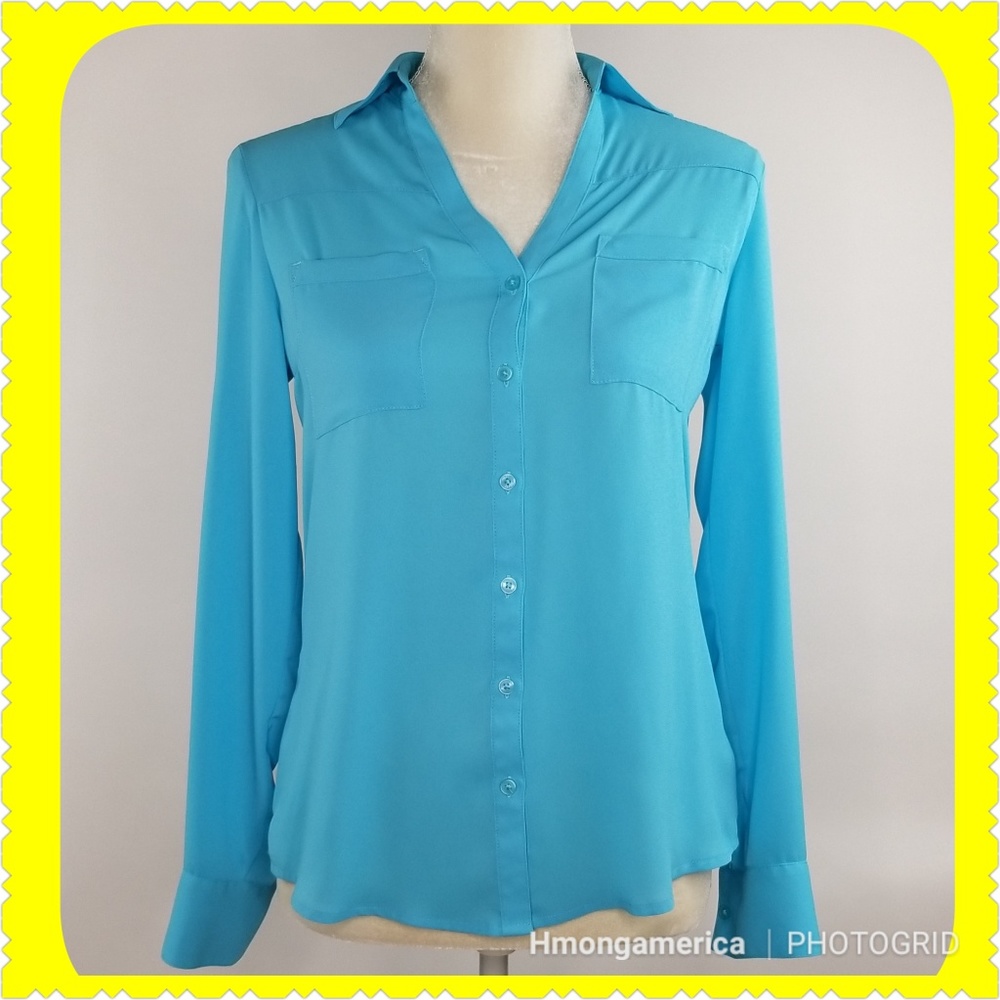 Sky Blue Express Blouse
